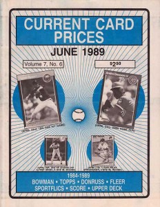 Guide - Current Card Prices Jun 1989